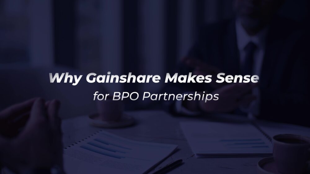 Why Gainshare Makes Sense for BPO Partnerships