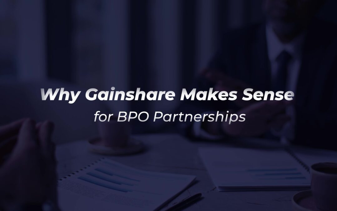 Why Gainshare Makes Sense for a BPO Partnership