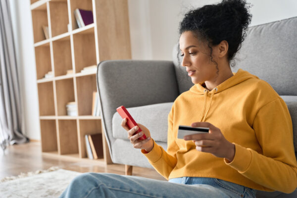 Young Adult African American Female Consumer